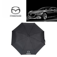 Automatic Umbrella Sun/Rain Windproof 3 Folding Compact Umbrella for Mazda