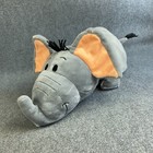 Large Flip A Zoo Plush Soft Toy Emma Elephant Theodore Tiger 2 In 1 Animal 50cm