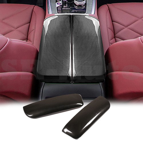 Carbon ABS Center Console Armrest Box Cover Trim For BMW 3 Series G20 19 US Carbon ABS Center Console Armrest Box Cover Trim For BMW 3 Series G20 19 US