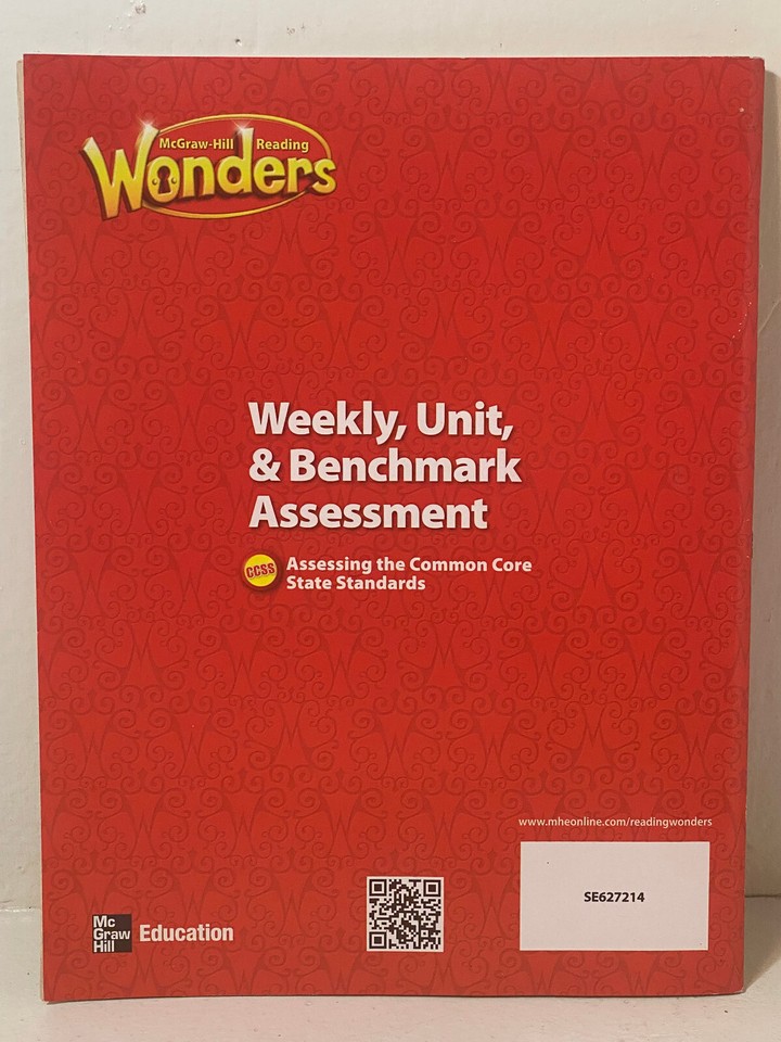 Wonders Reading 4th Grade Weekly Unit Benchmark Assessment McGraw Wonders reading 4th grade weekly unit benchmark assessment mcgraw