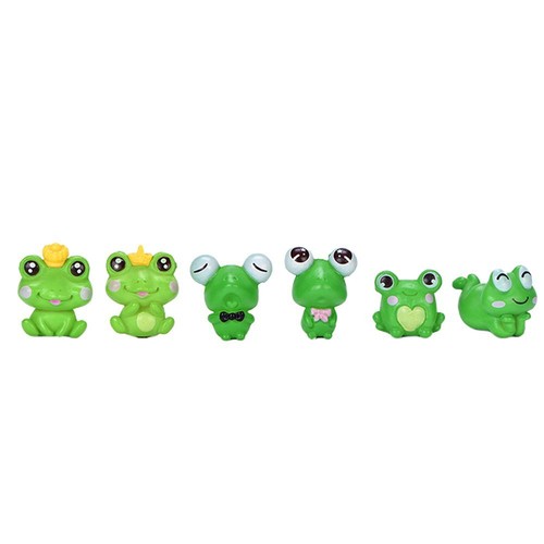 Fairy Bonsai Decor Micro Landscape Mini Statue Frog Ornament Miniature Frogs - Picture 3 of 9