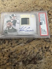2012 SP AUTHENTIC KIRK COUSINS ROOKIE AUTO 14/25 PSA 9 MINT AUTOGRAPH