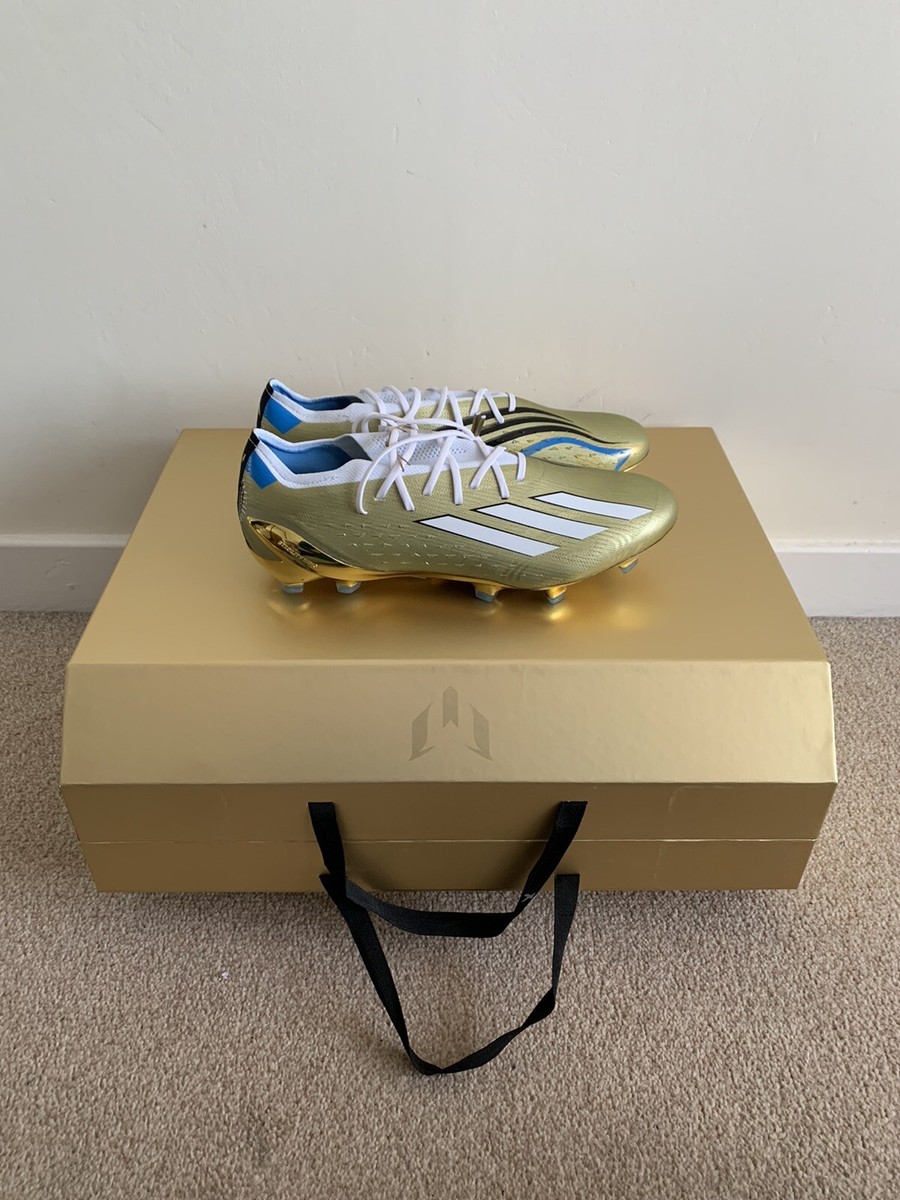 adidas MESSI ゴールド スパイクシューズ Adidas X Speedportal Leyenda Messi 2022 World Cup Boots HP9138 UK