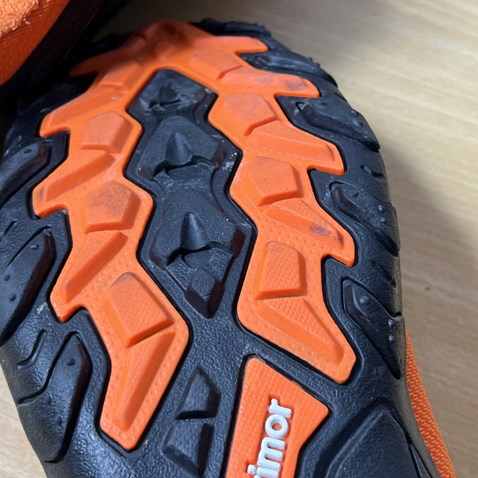 Karrimor Newton Men's Hiking Walking Lace Up Orange Shoes Trainers Size