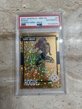 KITH Marvel X-Men PSA Card #5 Rogue 1/25 Gold Hologram Upper Deck