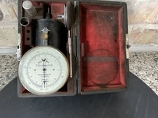 Antique Vintage James G Biddle Hand Tachometer 65931 In Original Box Steampunk