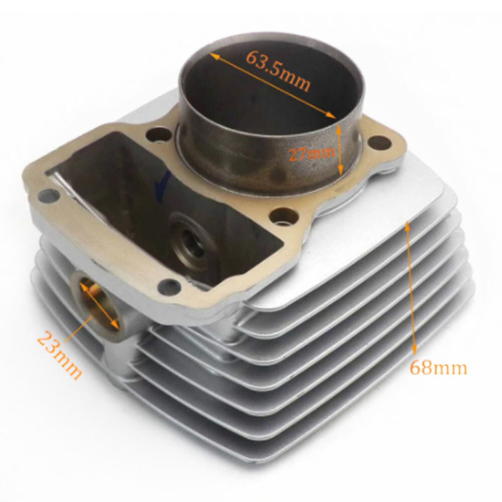 Cylinder Piston Bore Kit 63.5MM For Honda CG200 200CC 163FML Engine ATV ...