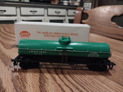 Model Power Single Dome CITGO Tank Car CITIES SERVICE Rd# EDRX 1086 HO Very Nice