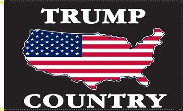 Bandiera Trump 2024 - Riprendi L'America - Banner Italia