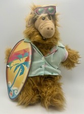 1988 ALF Alien Plush Hand Puppet Doll Hawaiian Shirt Vintage 80s Burger King