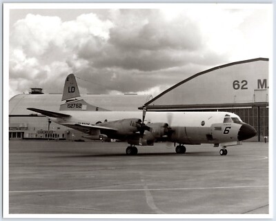 Navy Lockheed P-3 Orion Patrol Squadron VP-10 Red Lancers McChord B&W 8x10 A4