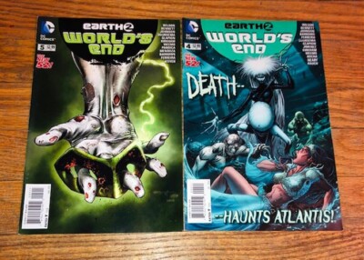 Earth 2 World's End Volume 4 & 5 DC Comic Lot Hauntis Atlantis New 52 ...