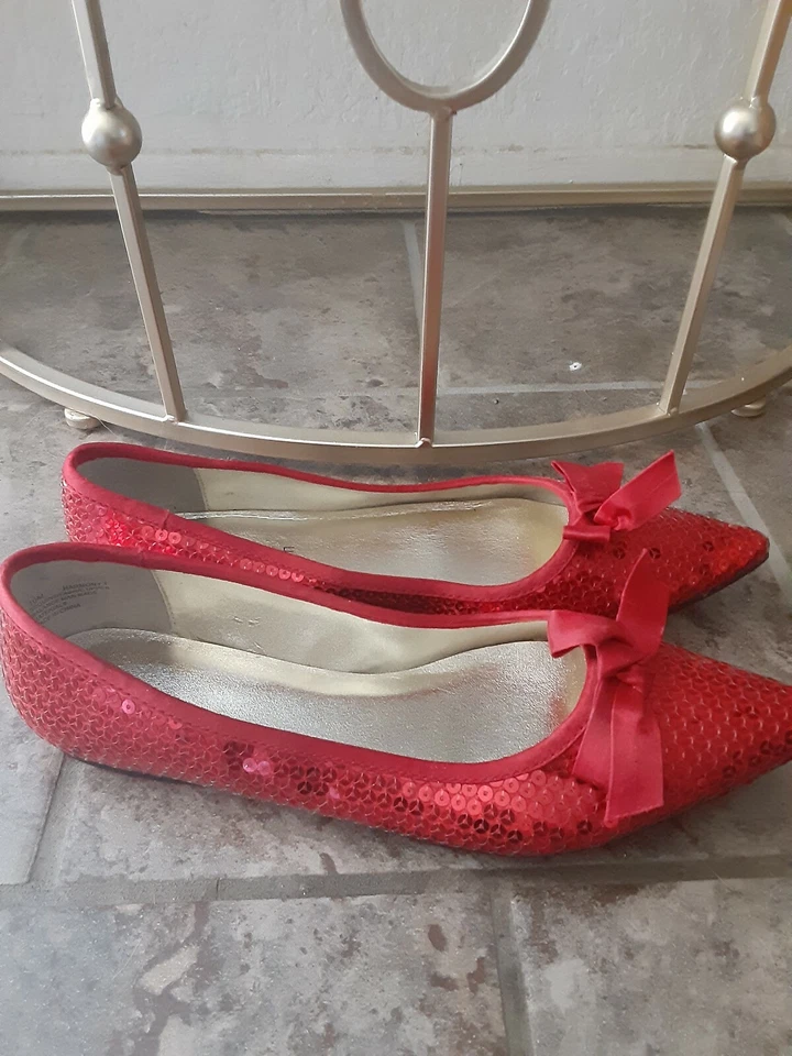 Sapato slip on 123 Wizard of Oz vermelho rubi brilhante Rampage - Imagem 3 de 3