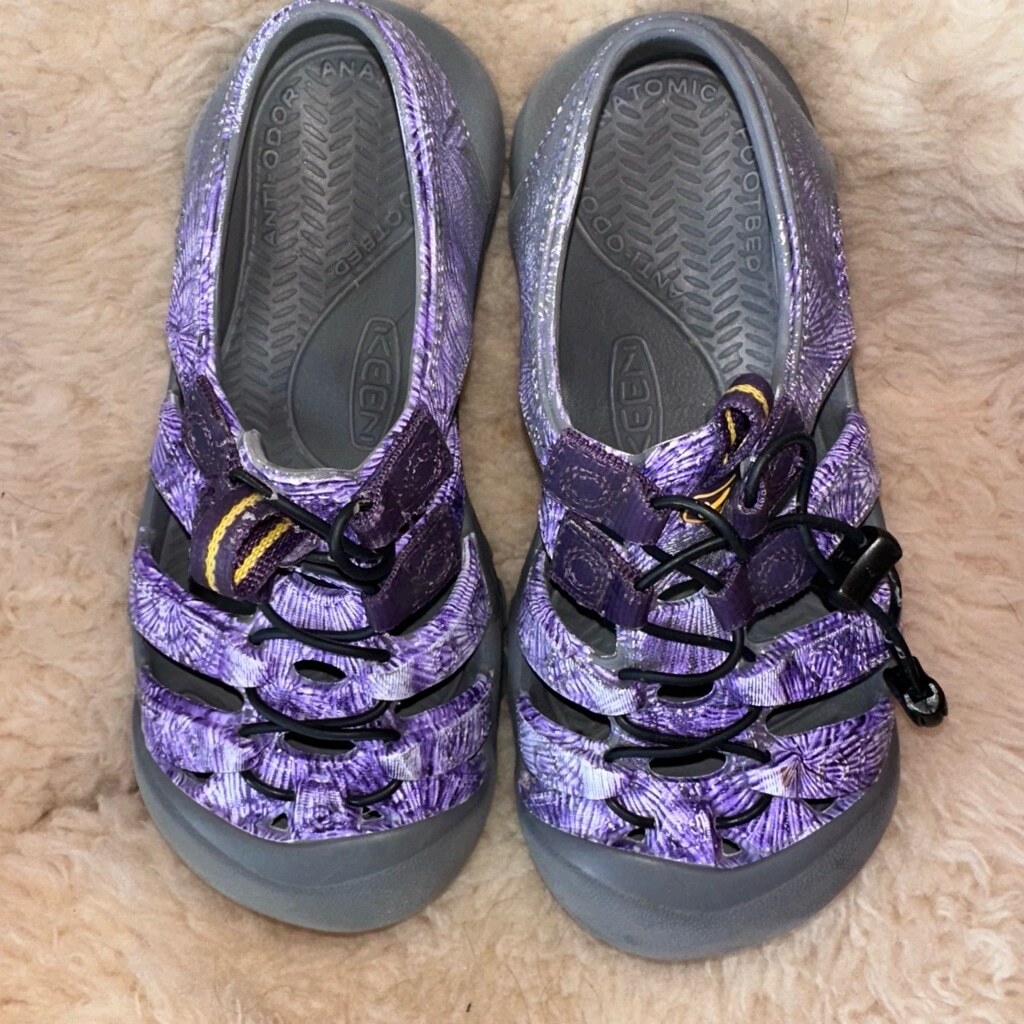 Sandalo da trekking impermeabile Keen Starburst viola us intime ottimeioni condizi bambin t