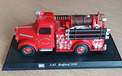 Del Prado-Bedford 1939-City of Liverpool Fire Brigade-Druckguss 1:43