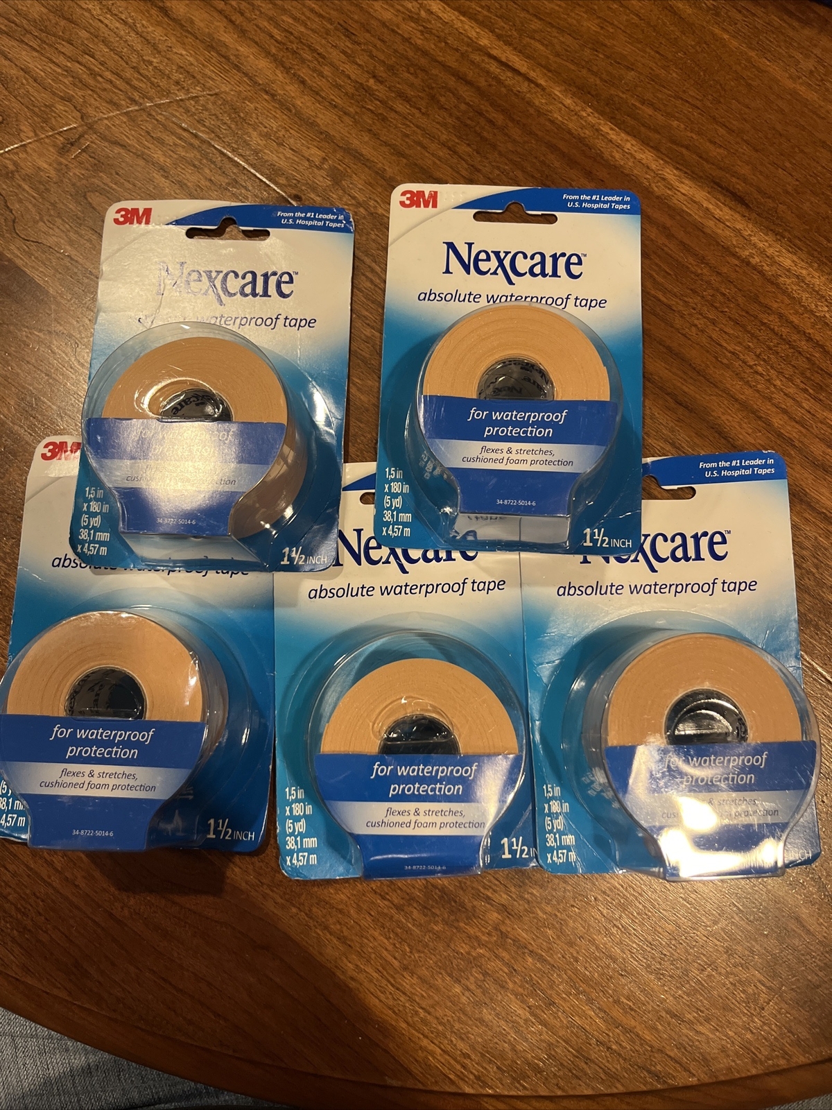 5 Nexcare Absolute Waterproof Tape 1.5 IN eBay
