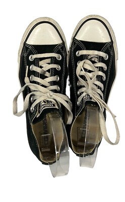 Converse All Star Black Canvas  Womens 7 Men 5 Low Tops Shoes