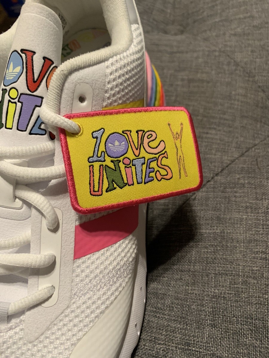 Adidas ZX 1K Boost Pride Love Unites Sneakers GW2418 - Size Adidas ZX 1K Boost Pride Love Unites Sneakers GW2418 - Size