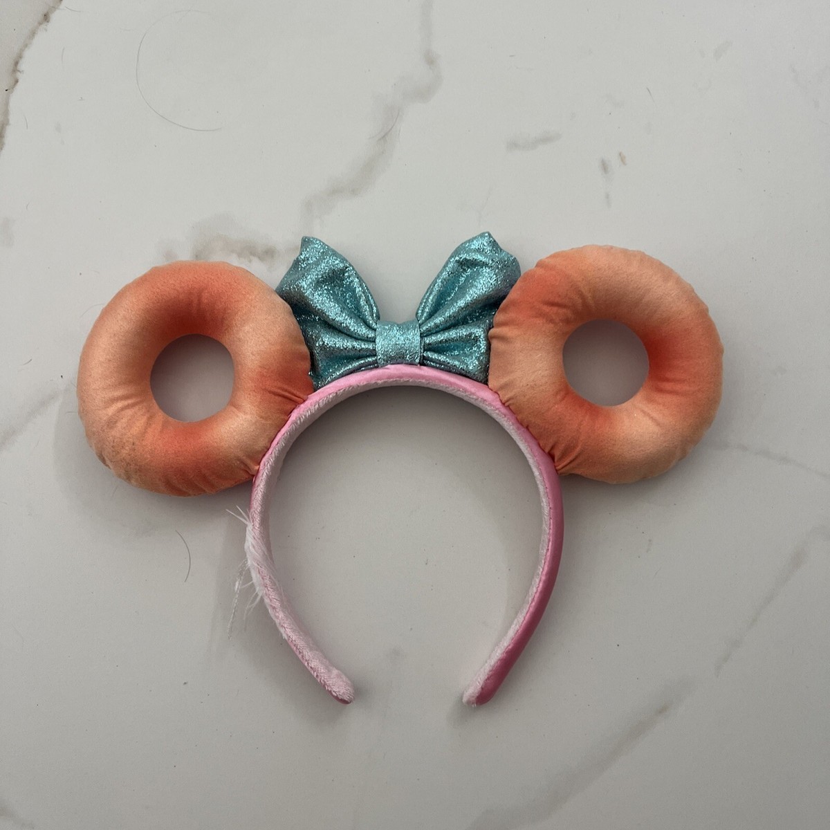 Disney Parks Minnie Mouse Pink Sprinkled Donut Ears Headband 