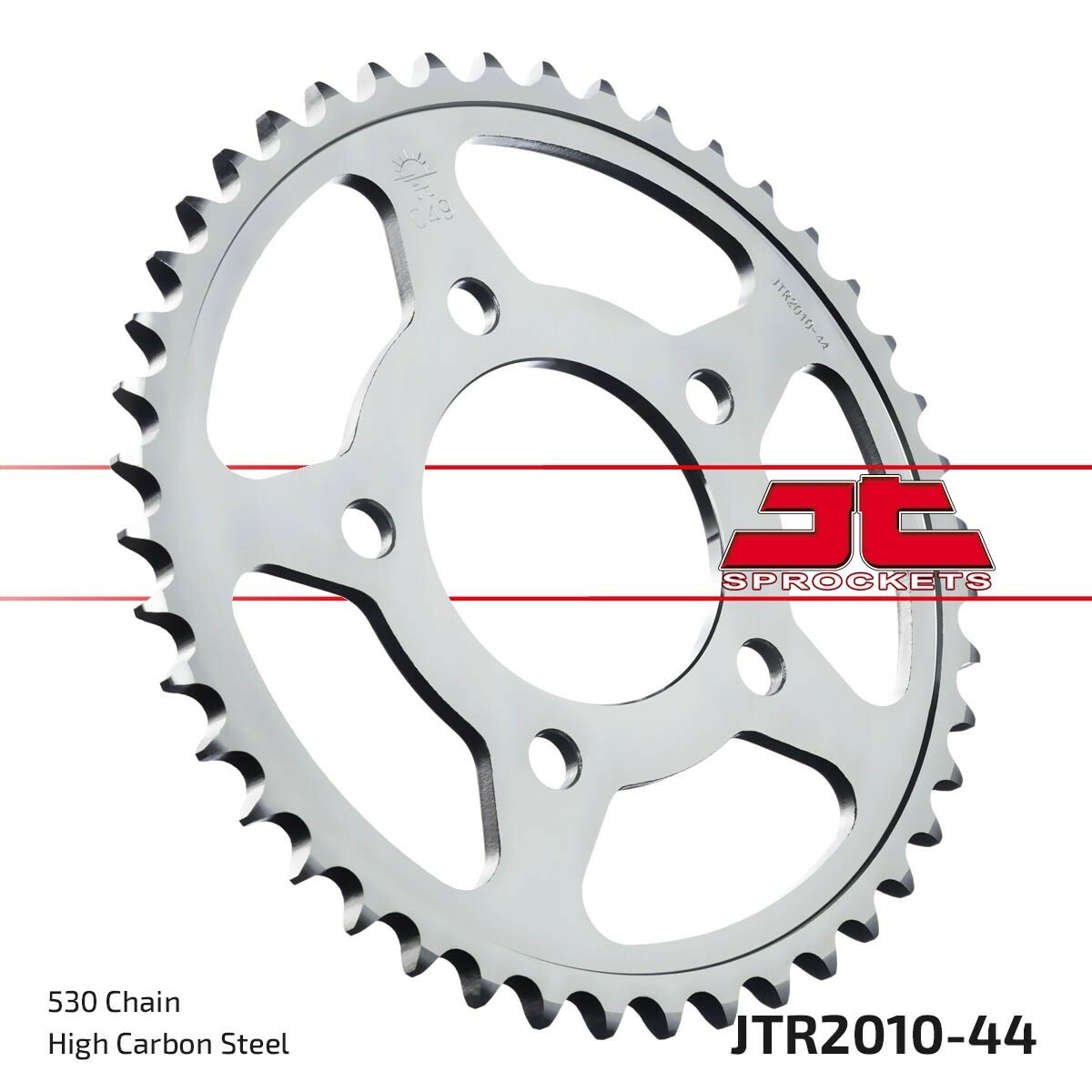 セイム JT Sprockets - JTR2010.44 - Steel Rear Sprocket, 44T - For 530