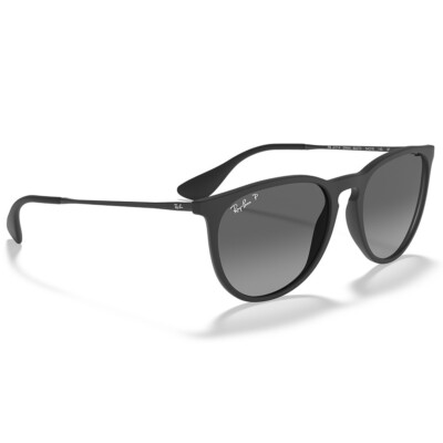 RAY-BAN Erica Sunglasses 0RB4171F Black Rubber Japan Size 54