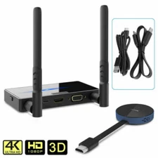 Wireless HDMI Transmitter and Receiver Kits Full HD 4K@30Hz HDMI Dongle Adapter