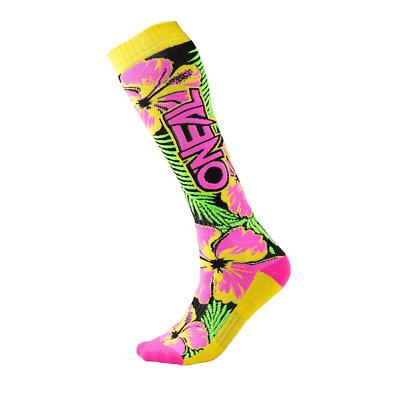 O'Neal Pro MX Knie Socken Island Pink Grün Strümpfe Moto Cross Enduro Sock MTB