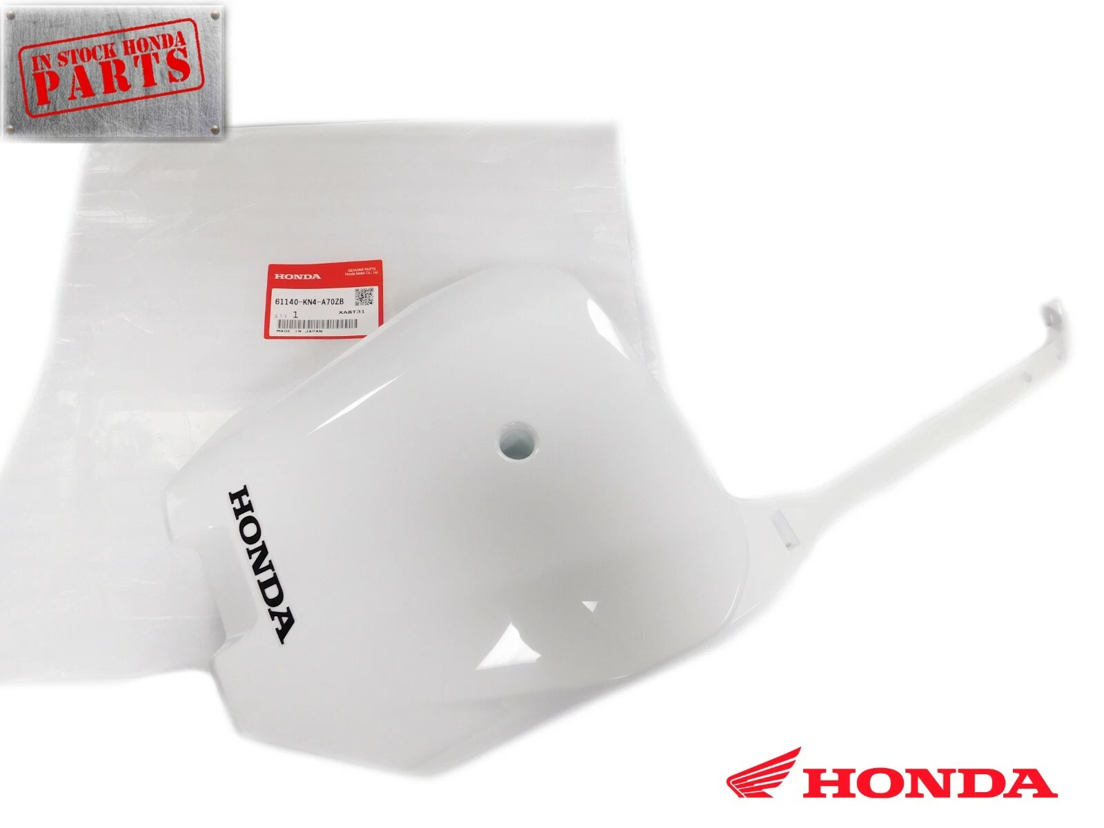 New Genuine Honda Front Number Plate XR CRF 70 80 100 R F OEM