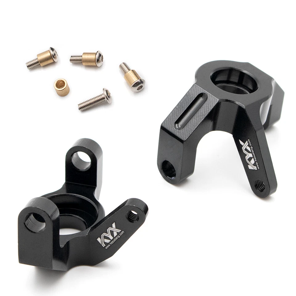 KYX  Alloy C hub Carriers and Steering Knuckle  for Wraith RR10 Bomber Black - Image 2 of 4