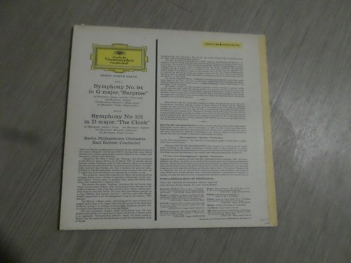 Haydn Symphonies DGG Tulip RED Stereo No. 94 Surprise And No. 101 The Clock - Picture 2 of 3