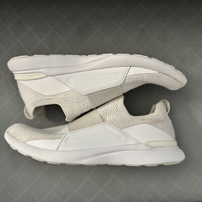 APL TechLoom Bliss Knit  Sneaker Women's Running Shoes White Size 7.5