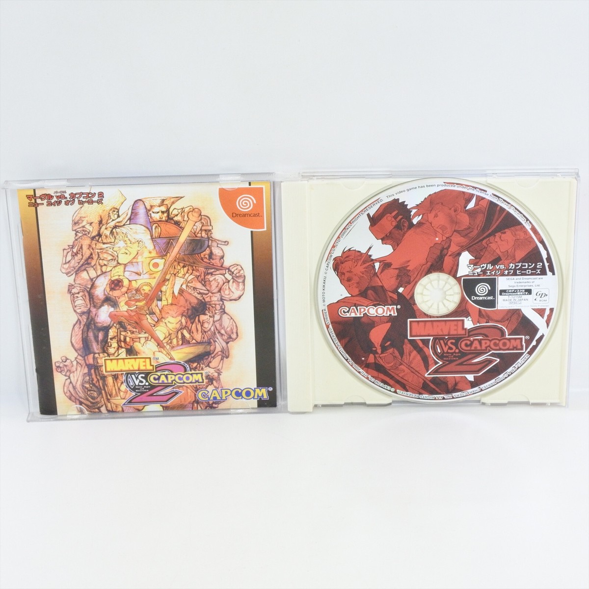 MARVEL VS CAPCOM 2 New Age of Heroes Dreamcast Sega 2039 dc | eBay