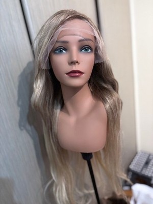 100% Human hair wig 32  in length lace front New