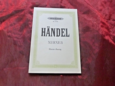 HÄNDEL XERXES Klavierauszug (Hagen) Edition Peters 3792 Klavier u. Gesang
