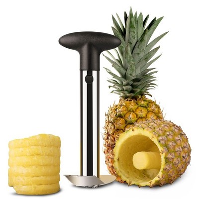 Pineapple Corer Slicer Peeler, Stainless Steel Eye Remover Decorer Wedger Cut...
