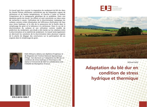 Adaptation Du Blé Dur En Condition De Stress Hydrique Et Thermique Miloud Hafsi-image