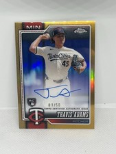 TRAVIS ADAMS Chrome 2026 Gold /50 Auto
