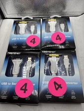 TRENDnet TU-S9 USB to Serial Converter USB to RS-232 64 cm/25  Lot Of 4
