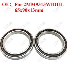 2Pcs 2MM9313WIDUL 65x90x13mm Angular Bearing For 2MM9313WI -