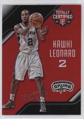 2015-16 Panini Totally Certified Mirror Red 9/149 Kawhi Leonard #119 06xk