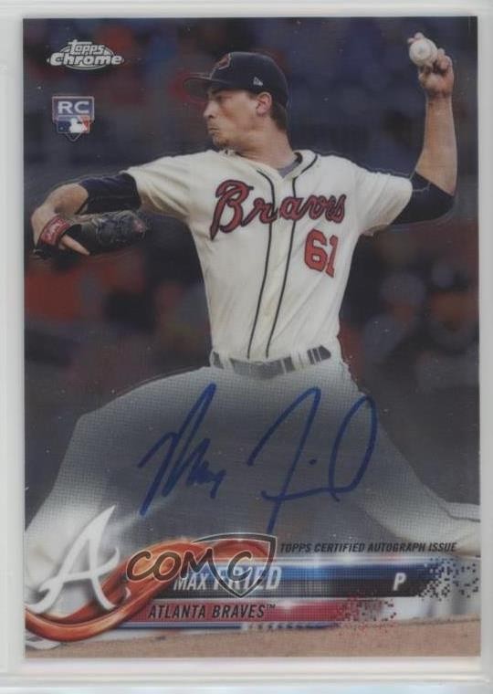 2018 Topps Chrome Rookie Auto Max Fried #RA-MF Auto 6u5