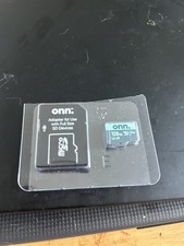 Onn. MicroSDXC Card 128GB w/ Adapter Photos Videos Smart Phone Tablet Compatible