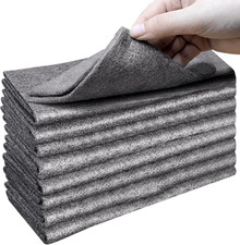 Thickened Magic Cleaning Cloth,8 Pcs Lint Free Cloth,Reusable Microfiber Cleanin
