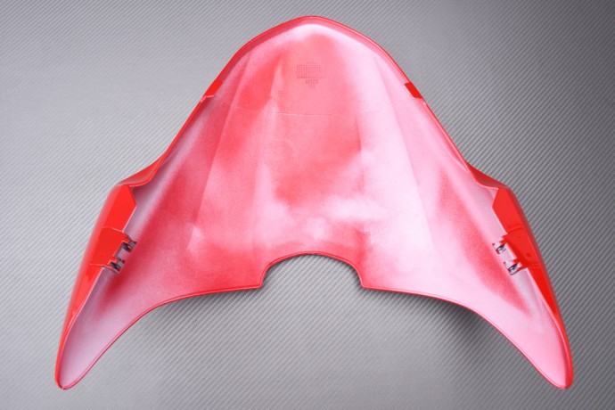 Capot de selle passager Monster 1200 en ABS aérodynamique rouge - 4