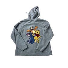Vintage Disney Winnie The Pooh Zipper Fleece Hoodie Small