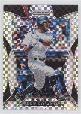 2019 Panini Prizm Plaid Power Prizm 29/75 Eddie Rosario #55 tj6
