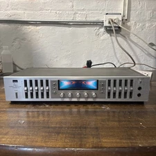Vintage SANSUI RG-7 GRAPHIC EQUALIZER CONSOLETTE ~ Beautiful Condition WORKS