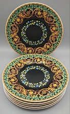 6x Rosenthal Versace Gold Ivy Brotteller Beilagenteller Wandteller Teller 18 CM