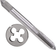 M6 0.75mm HSS Metric Tap And Die Set Thread Tap And Round Thread Die Right Hand