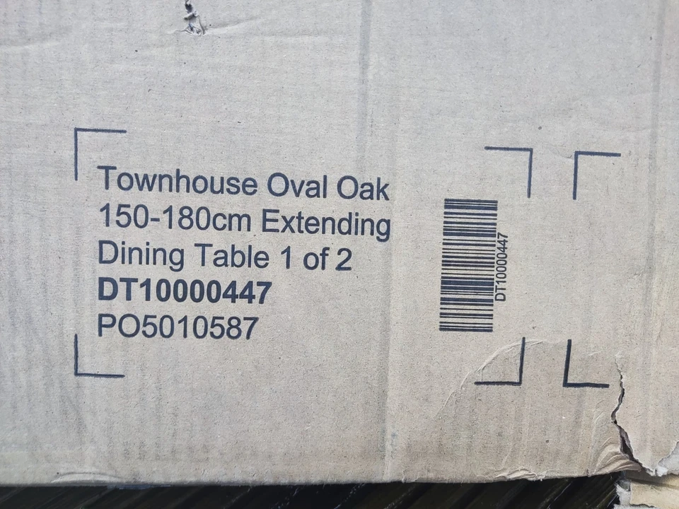 Townhouse Extending Dining Table Natural Oak SolidHardwood by FURNITURE & CHOICE - Image 4 of 4